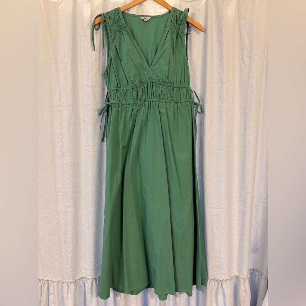 Neiman Rails Constantine Green Midi Dress - M